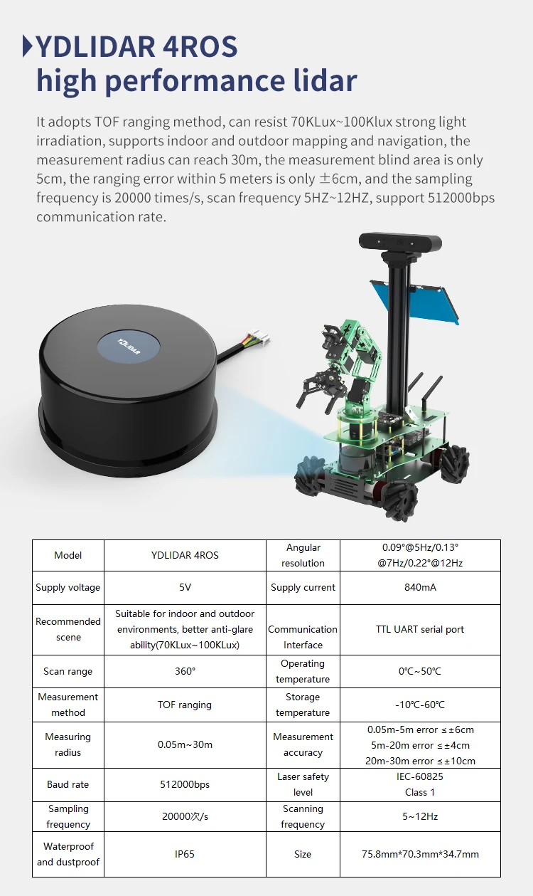 Yahboom Rosmaster X Plus Programmable Robots Compatible With Ros Ros With Free English