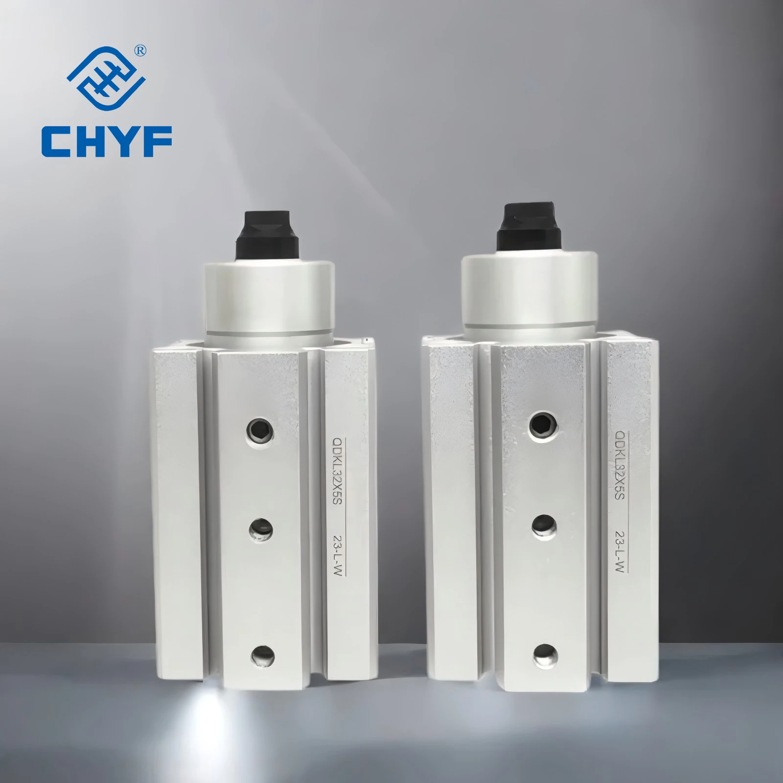 product airtac qdk series pneumatic double acting horizontal rotary clamp cylinder qdkl20x5s qdkl20x5su qdkl40x5s-6