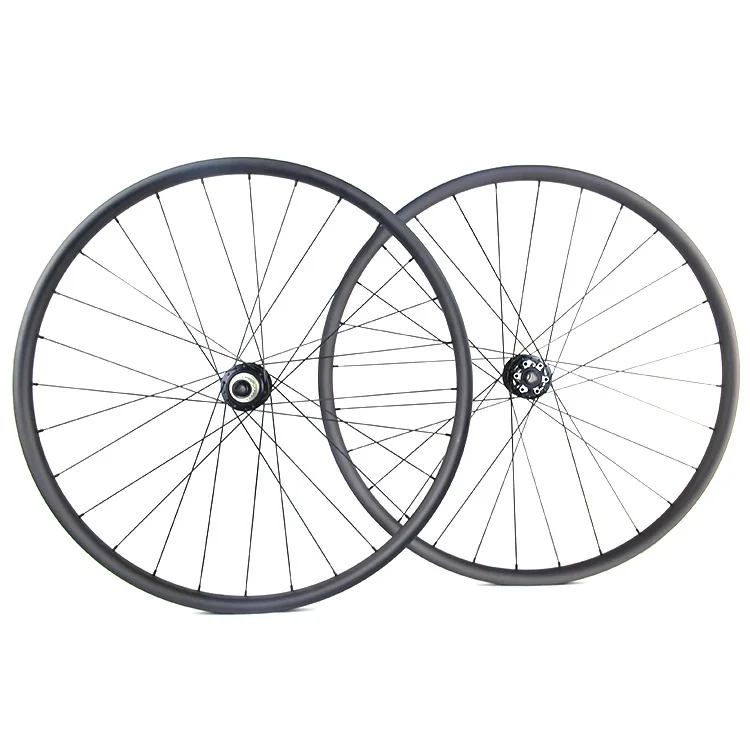 カーボン29インチMTBホイールライトカーボンホイールセット非対称