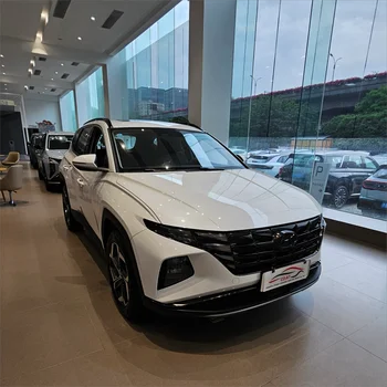 New 2023 TUCSONL 2023 5-Seat White Turbo Gasoline Car with Automatic Gearbox AWD Drive R19 Tire Size Leather Seats for Adults