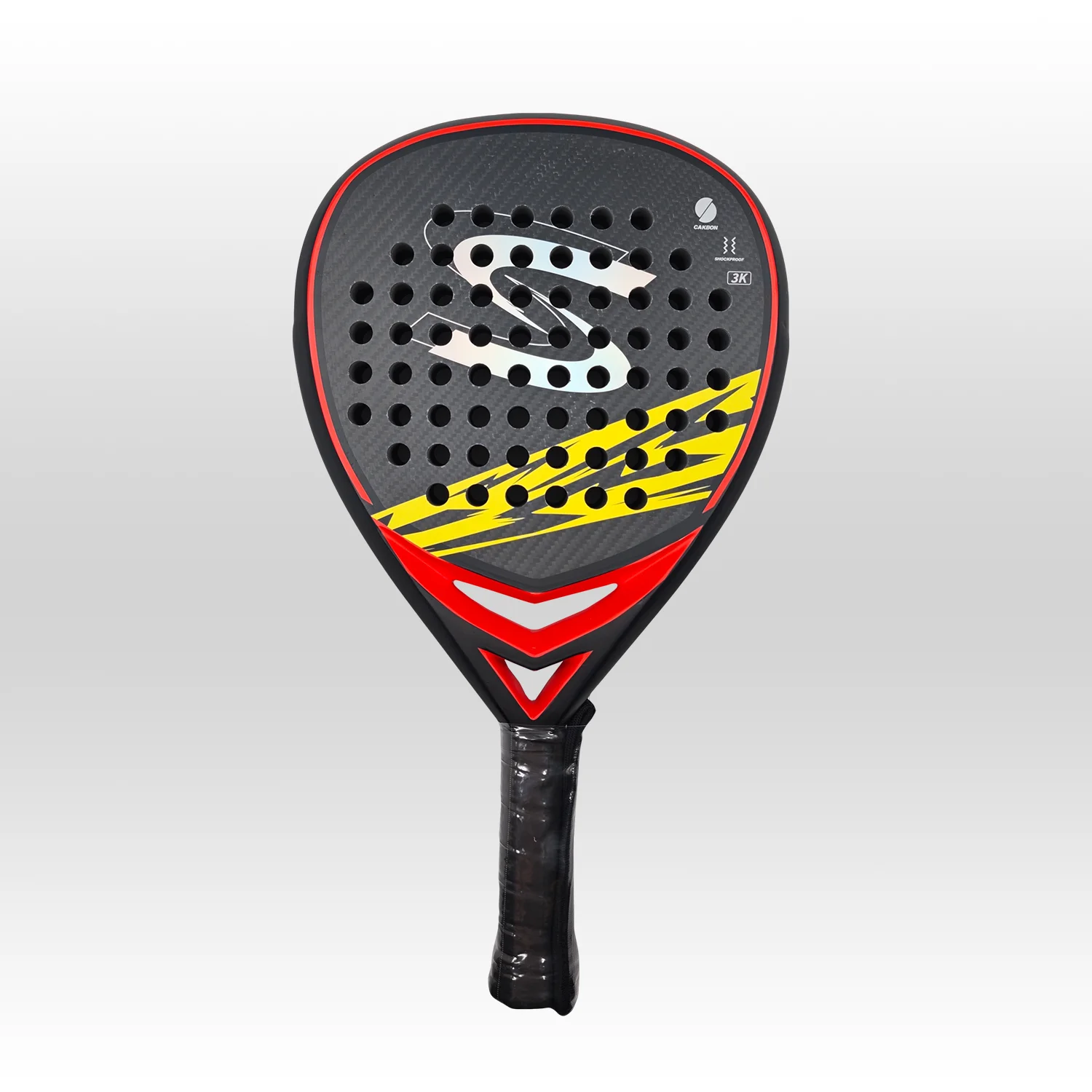 Hoogwaardig aangepast professioneel koolstofvezel paddle-racket, OEM-service, bestverkopend slaginstrument, Chinese fabrikant, Anyball TB001