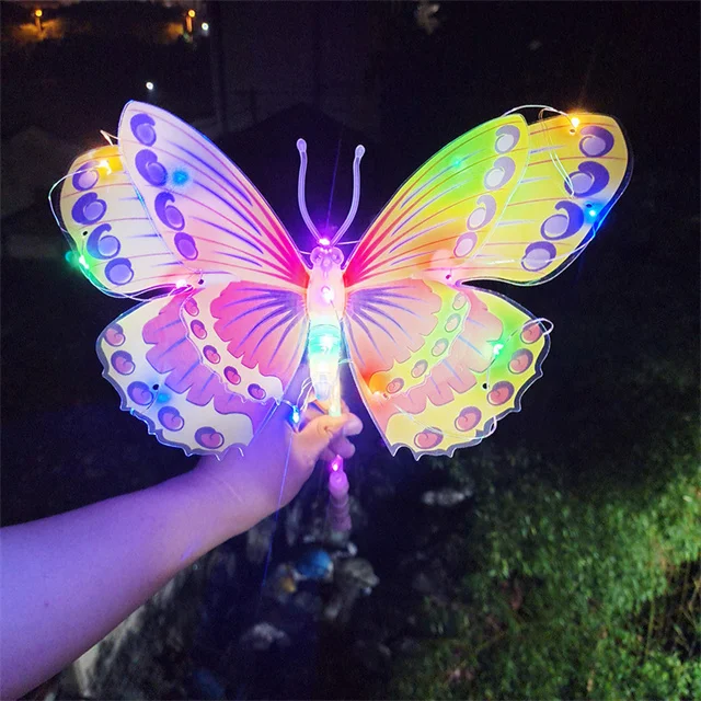 Magic Gift Glow Stick - Colorful Flashing Butterfly Wand