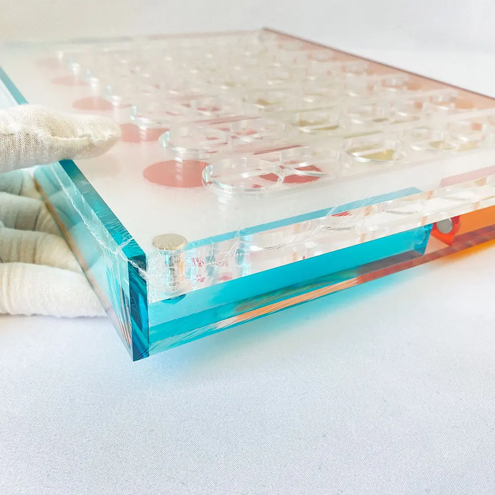 Пользовательский дизайн, акриловая настольная игра, различные цвета, Lucite 4 in a Row Game