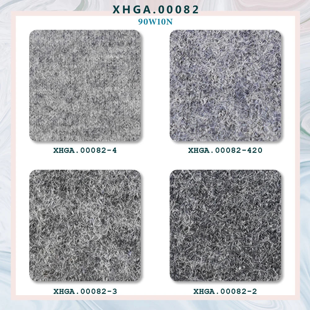 Устойчивая мериносовая шерсть 90% 10% нейлон изгиб трикотажная одежда ткань для платья Брюки Костюм