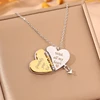 #11(Gold Silver Heart for Mother)