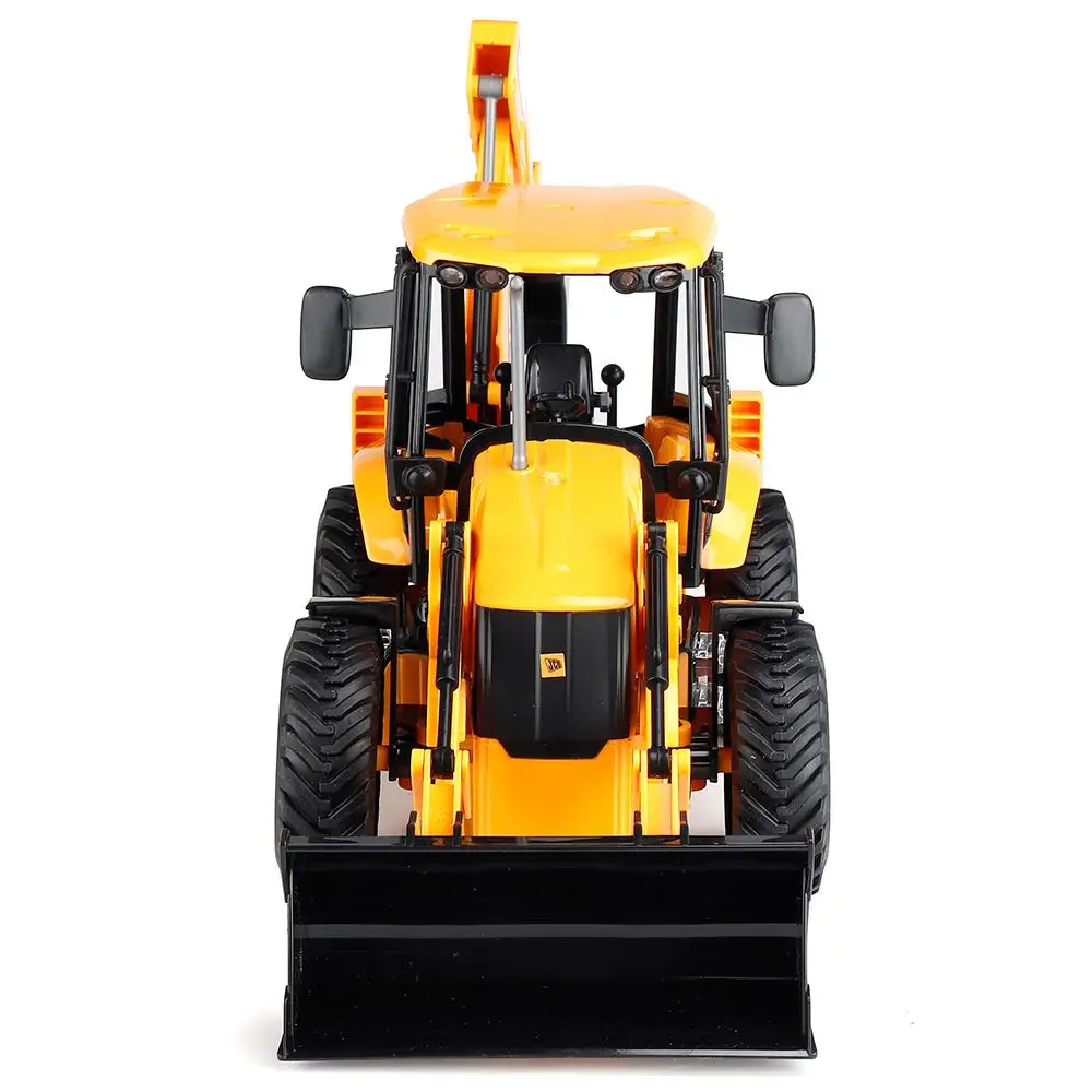 E589 Remote Control Excavator Loader Two-way Forklift Jcb Excavator Sound and Light Simulation Engineering Vehicle Model Toy