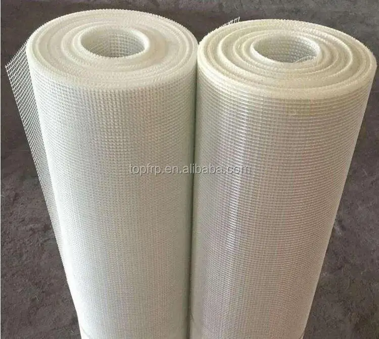 5*5mm Alkali Resistant GRC Fiberglass Mesh Cloth for Walls