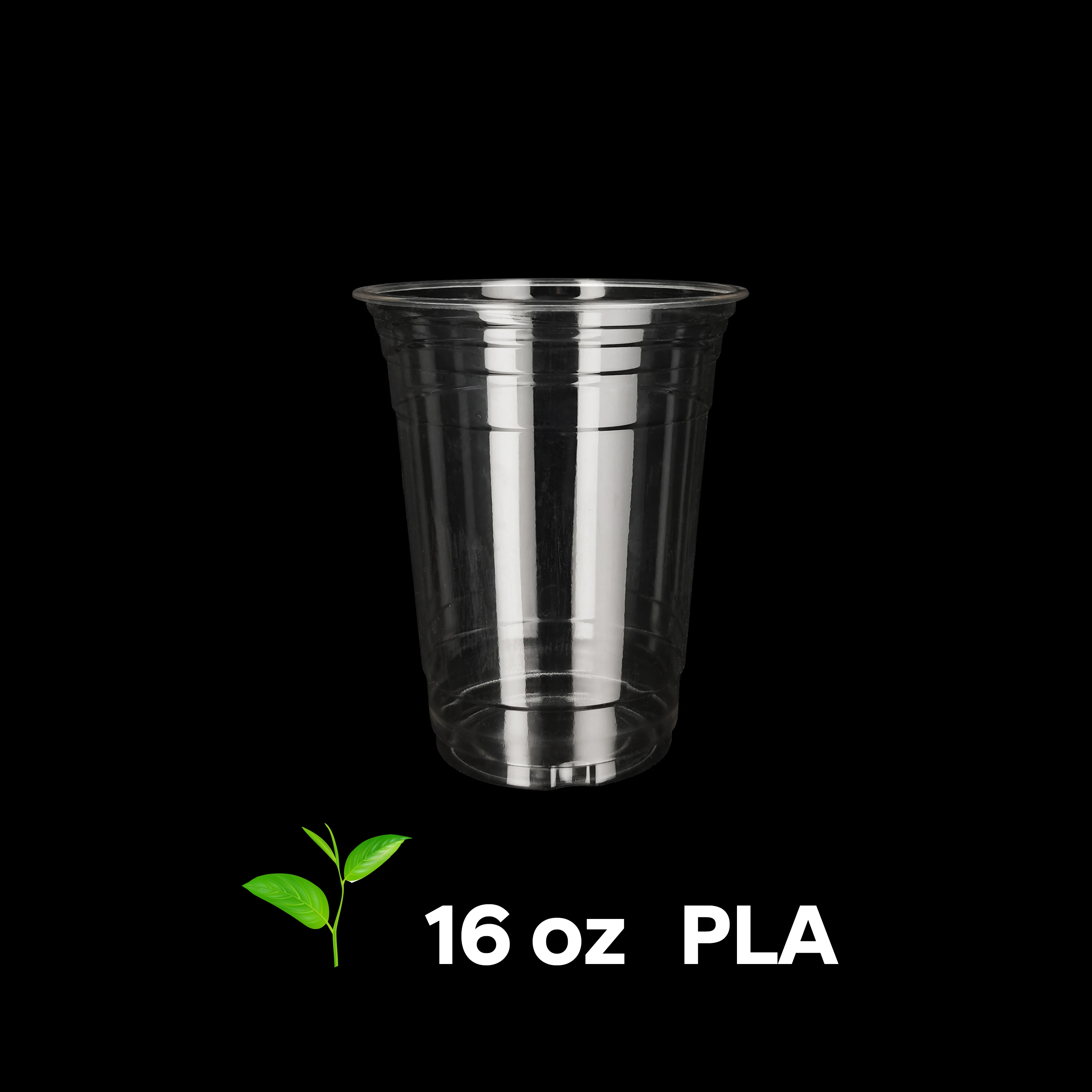 16oz 500ml Compostable Pla Clear Eco Friendly Custom Bio Degradable Biodegradable Disposable