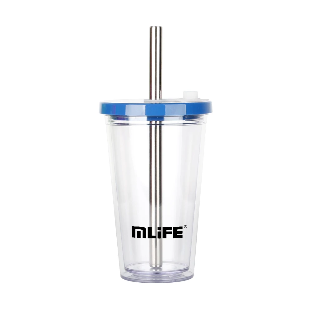 2025 Latest Customized OEM Logo Printed Bulk Sport Tumbler Double Wall Travel Mug for Coffee Tea Modern Design Plastic Hot