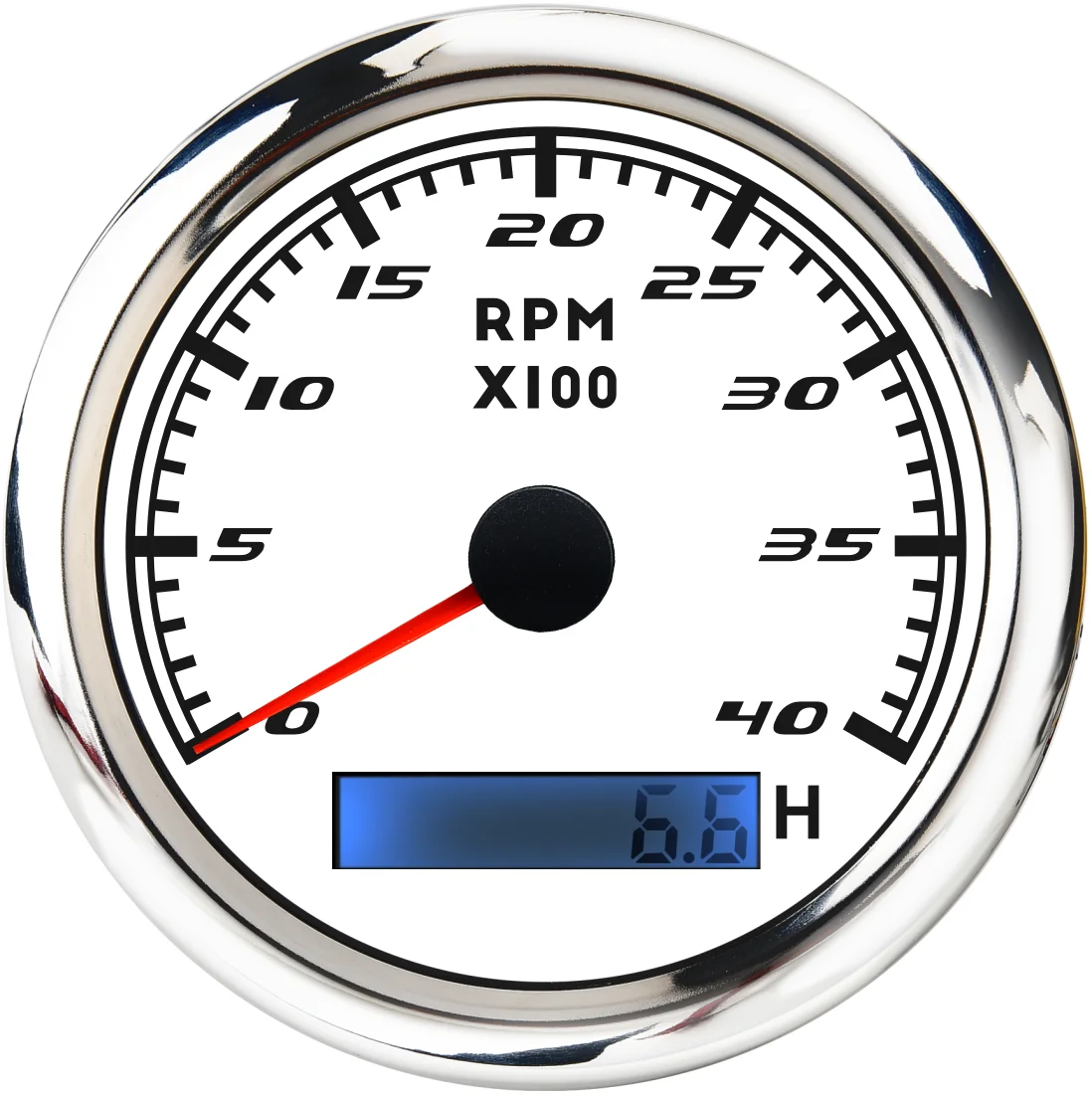85mm Universal Hour Meter Programmable Electronic Tachometer 3000RPM Gauge for Truck Motorcycle Bus