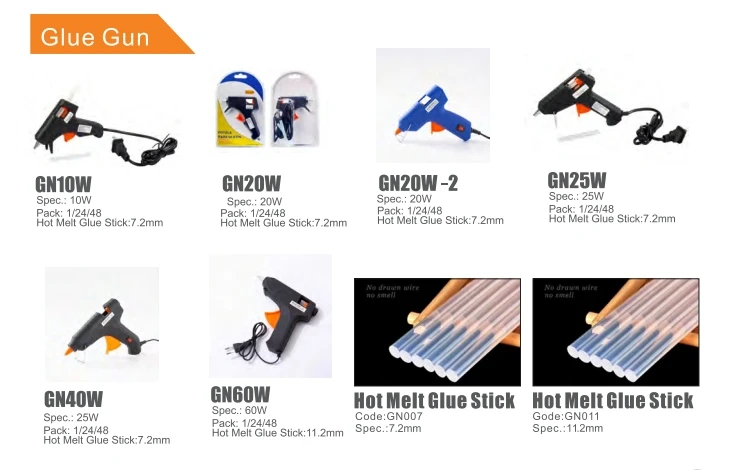 Пистолет для горячего клея быстрый нагрев расплава высокая температура школьных ремесел поделок искусство и ремонт дома (40 Вт)