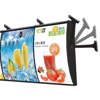 Display  Burger Milk Advertising Meal Chain Custom Quick Change Burger Panels LED Menu Board Fast-Food Restaurant Menu Board