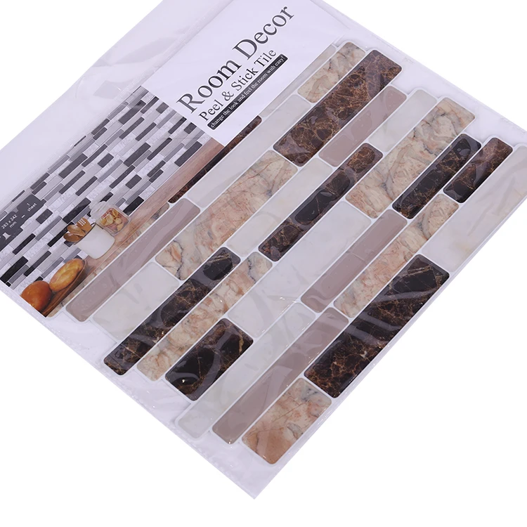 2021 дизайнерские китайские Роскошные ПВХ клейкие 3d наклейки на стену в ванную комнату бумажные для плитки домашние декоративные