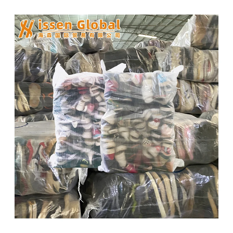 Factory Direct Supply Stock Lot 2023 Kampala Uganda Bales Used Sports Shoes in Bale Sneaker