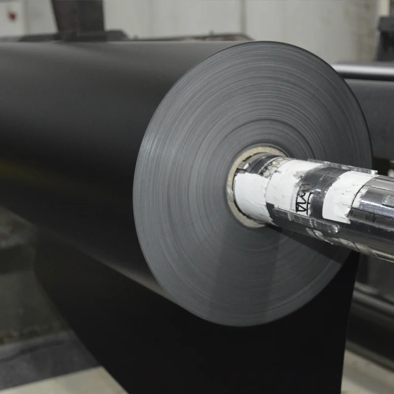 Ocan PVC Manufacturer Hard Black PVC Plastic Roll 0.8mm Rigid Matte Black Pvc Sheet