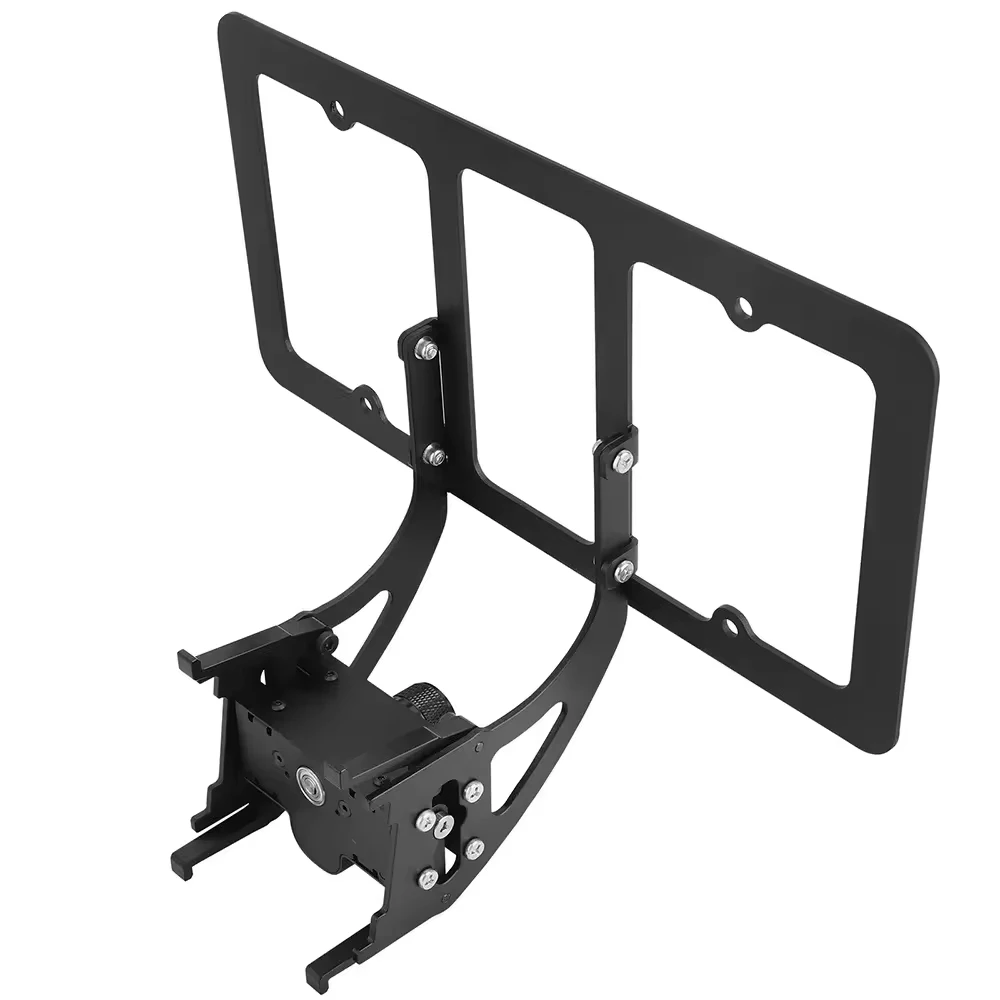 Model 3 Y Aluminum Alloy License Plate Frame With a Key Lock for Tesla Front Front License Plate Bracket Mounting Kit