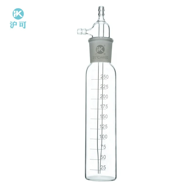 Huke Lab Glass Absorber Bottle Gas Sampling Tube Impinger10ml~275ml