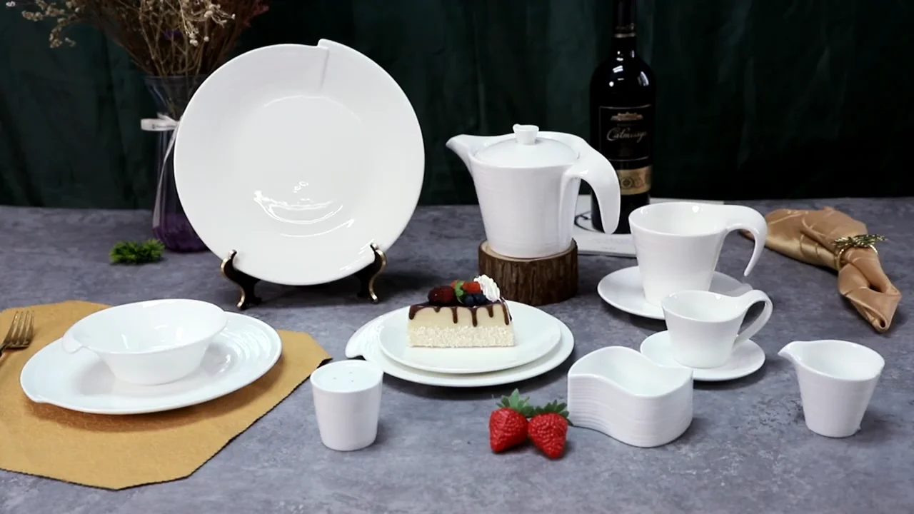 Pito Nordic Style 680cc Teapot Kettles Coffee Pot White Bone China