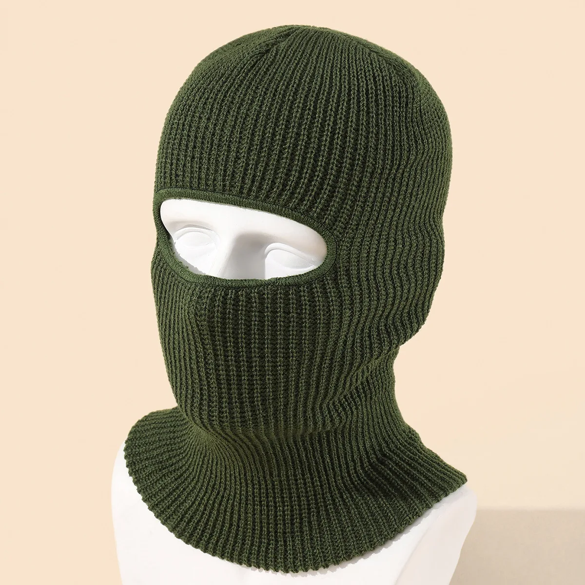 3 Hole Full Face Ski Mask Embroidered Custom Design Balaclava