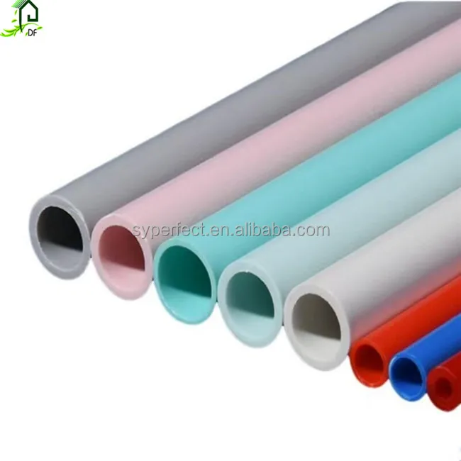 Custom Plastic ABS Rectangular PVC Pipe Colorful Extrusion PVC Tubes Square Plastic Tubing