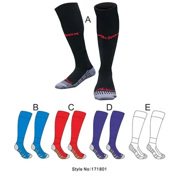 wholesale latest new design Custom compression cotton nylon non slip sports sock high quality long knee mens soccer socks