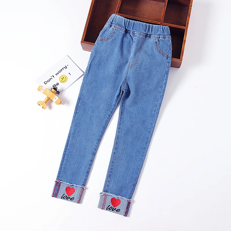 Girls Light Blue High Rise Balloon Fit Jeans