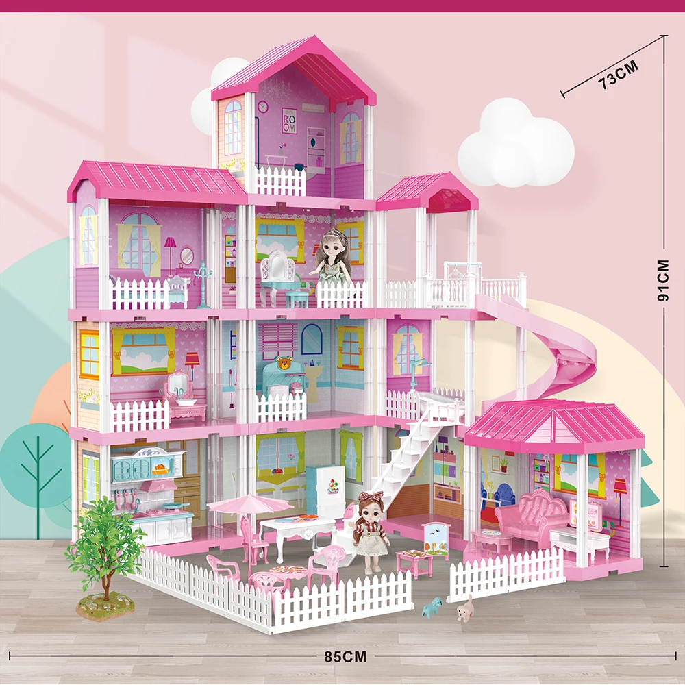 Una casa de muñecas para Selín. Los mejores juguetes para niños y para niñas.  