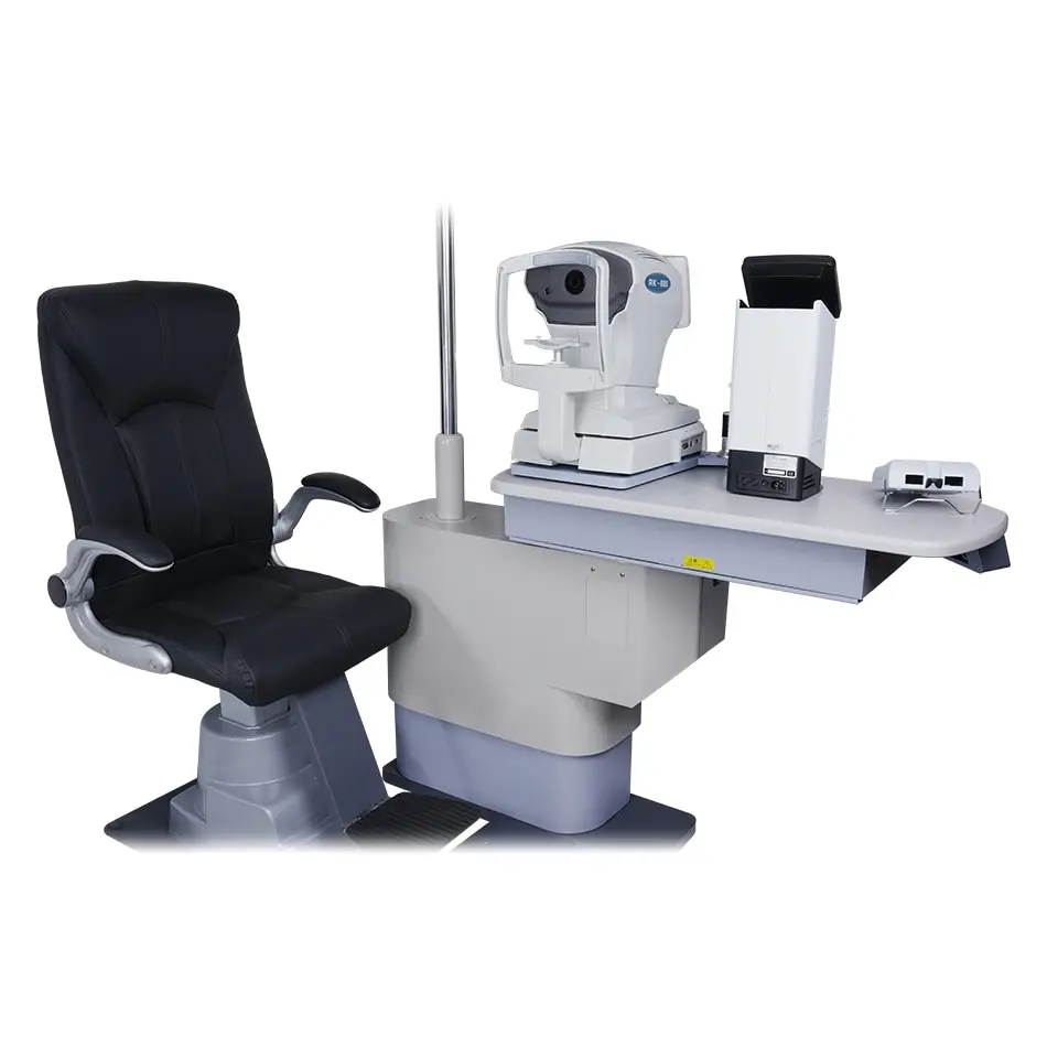 China Optometry Combined Table and Chair Automatic Refractor Chair Unit Ophthalmic Unit PK-199A Optical Instruments