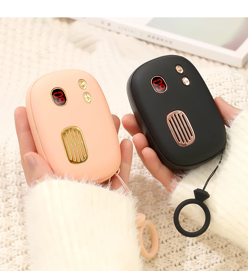 Mini USB Hand Warmer Reusable Power Bank Electronic Rechargeable Convenient Retro Powerbank Powerbank