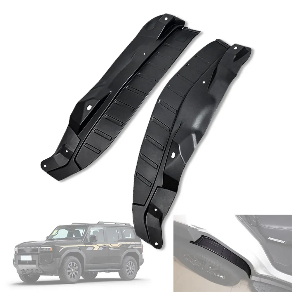 2Pcs Fender Car Mudguard Refit Rear Tire Fender Special Decoration Rear Door Lining Fender for Toyota Land Cruiser Prado LC250