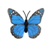 Flor grande azul de 7 cm.