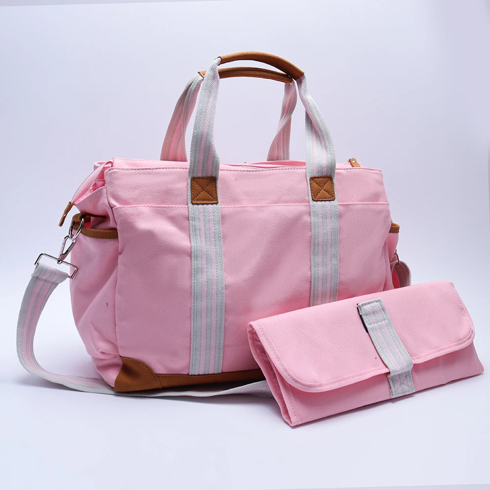 Fast Delivery Large Portable Baby Multi Functional Diaper Tote Bag