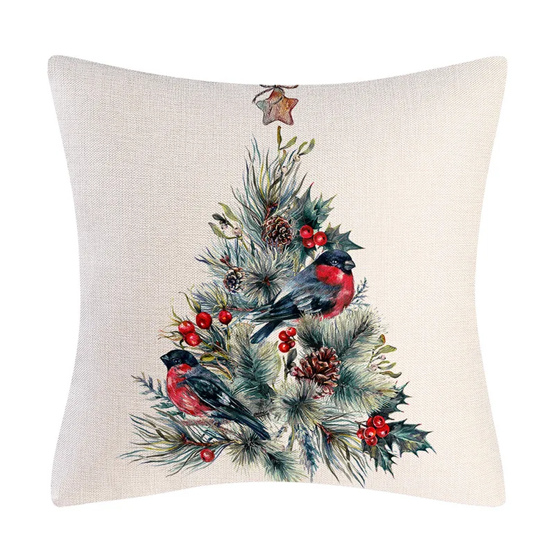 Custom Christmas Throw Pillow Covers Christmas Decorations 18x18 Inch