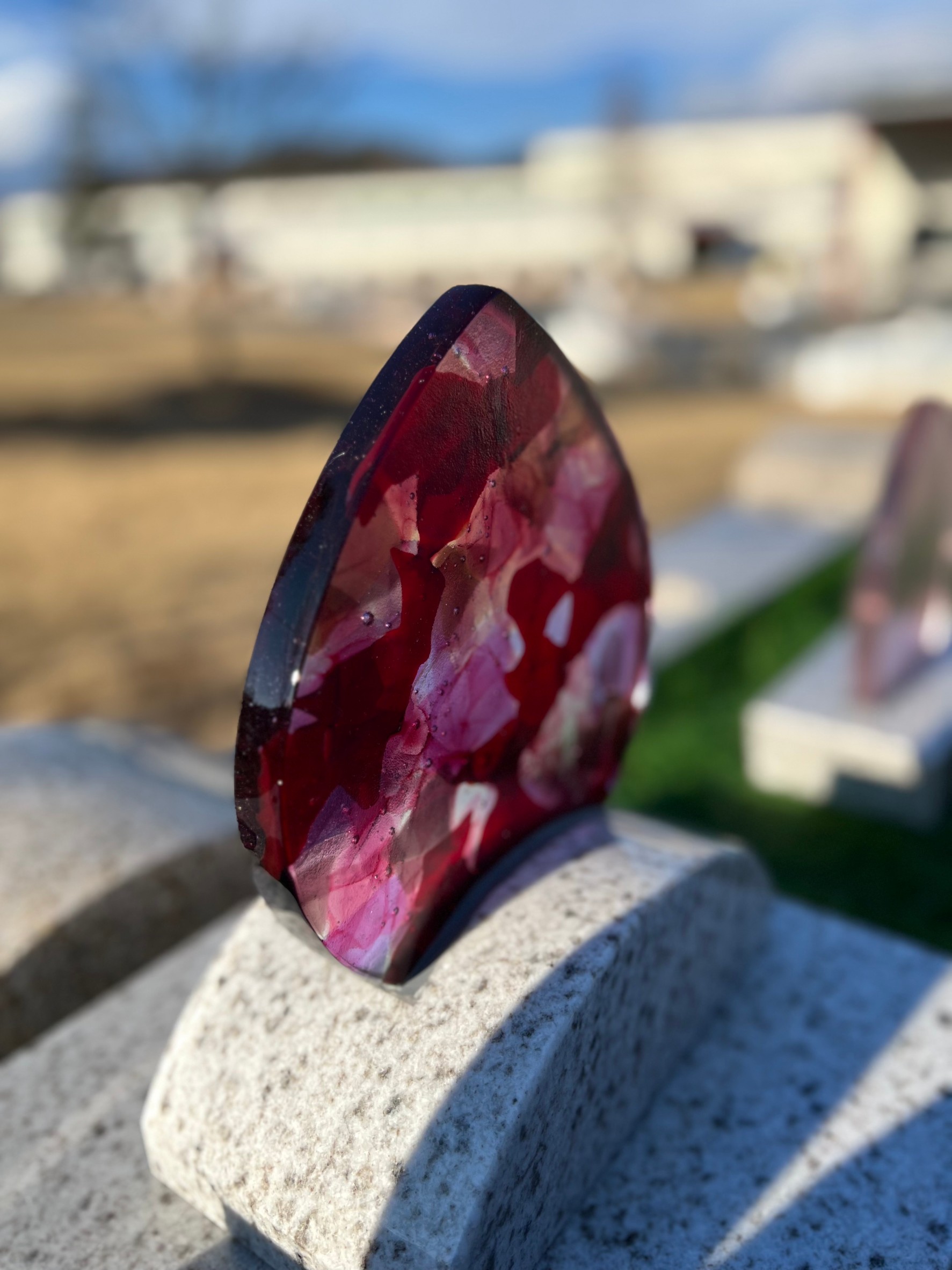 Modern Design Memorial Tree Series for Cemetery Use Selectable Specifications Tombstone Headstone Grave Monument Stone Funeral