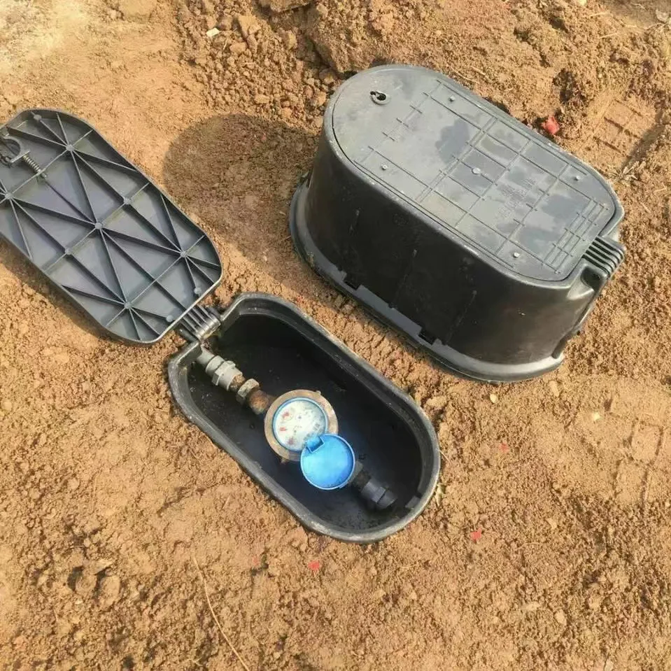 Customizable Plastic Water Meter Box with Lid and Key Protective OEM Accessory