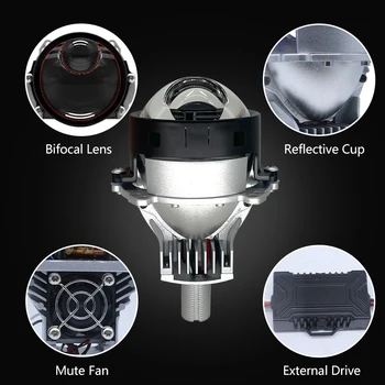 Pack De 2 Bombillas LED Láser H11/9005/9006 – 6000K-6500K Blanco Frío – Para Faros Y Antinieblas