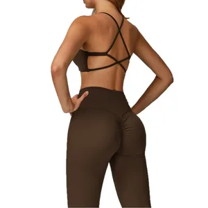 Women's Long Quick Drying Yoga Suit Set Yoga and Pilates Fitness Set