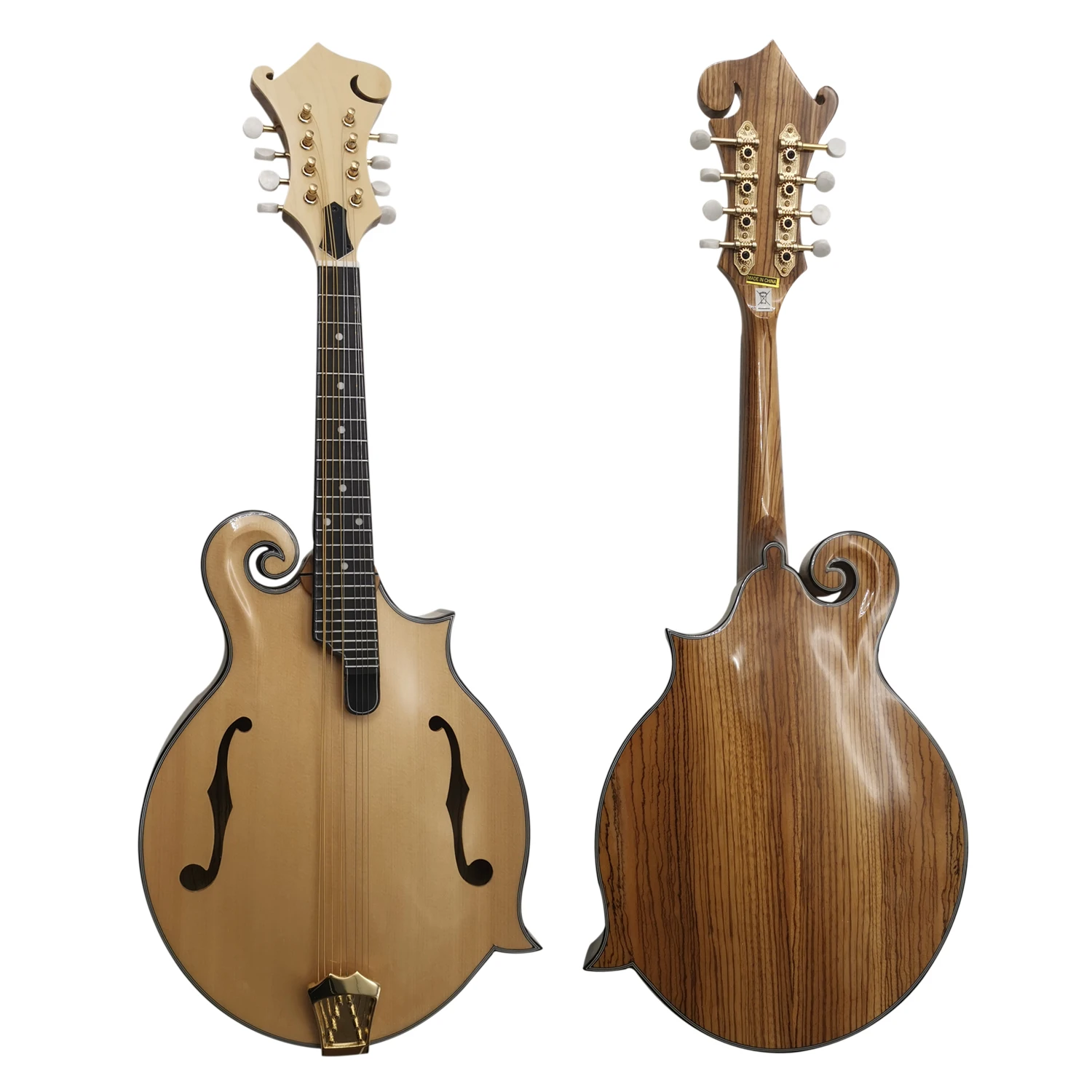 Afanti Right Handed All Solid Wood Spruce Top Zebrawood Back And Side ...