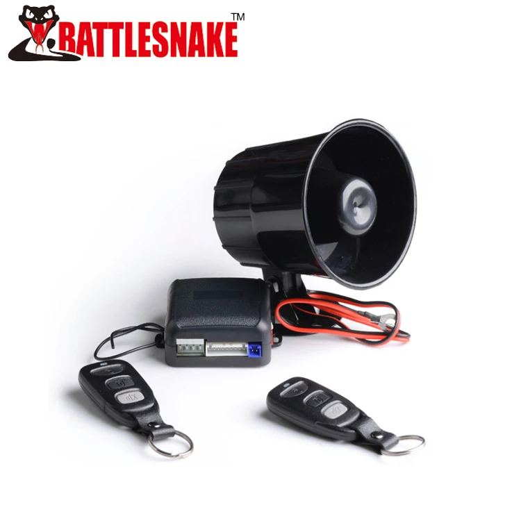 Auto Electrical Remote Control Car Alarm System DC 12V Universal High Quality Car Alarm PLC One Way Car Alarm