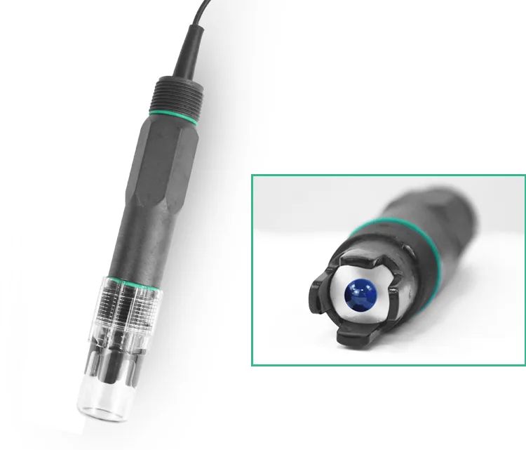 Online PH Sensor Probe Waterproof Submersible PH Electrode Continuous Monitoring PT100 PH Transmitter Detector