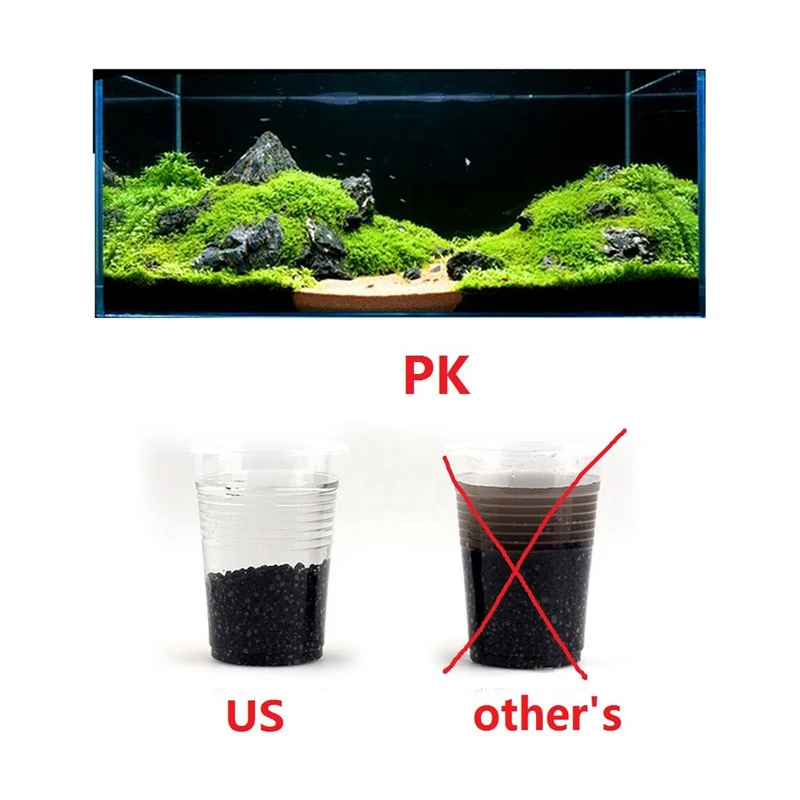 Sand Aquarium Dnger Aquarium Bodengrund Aquatischer Schwimmgras-Ton  Aquarium Erde fr Wasserpflanzen