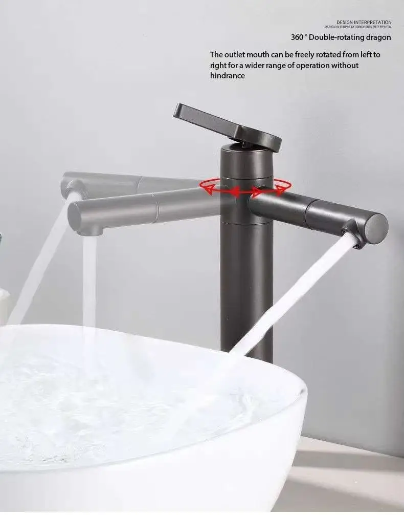 Colorful Basin Faucets Eye-Catching Sink Faucets with Vibrant Colors