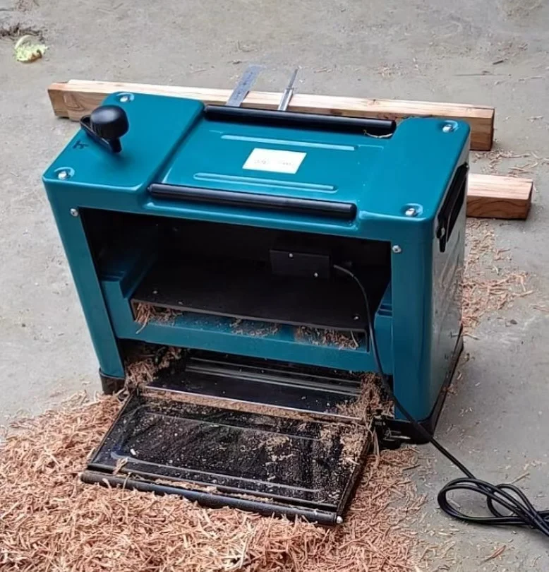 Electric Pressure Planer Multifunction High Power Thick Sheet Wood Machine Portable Small Woodworking Benchtop Planer