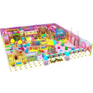 Factory Supply Candy Theme Playground Children Indoor Soft Play Equipment