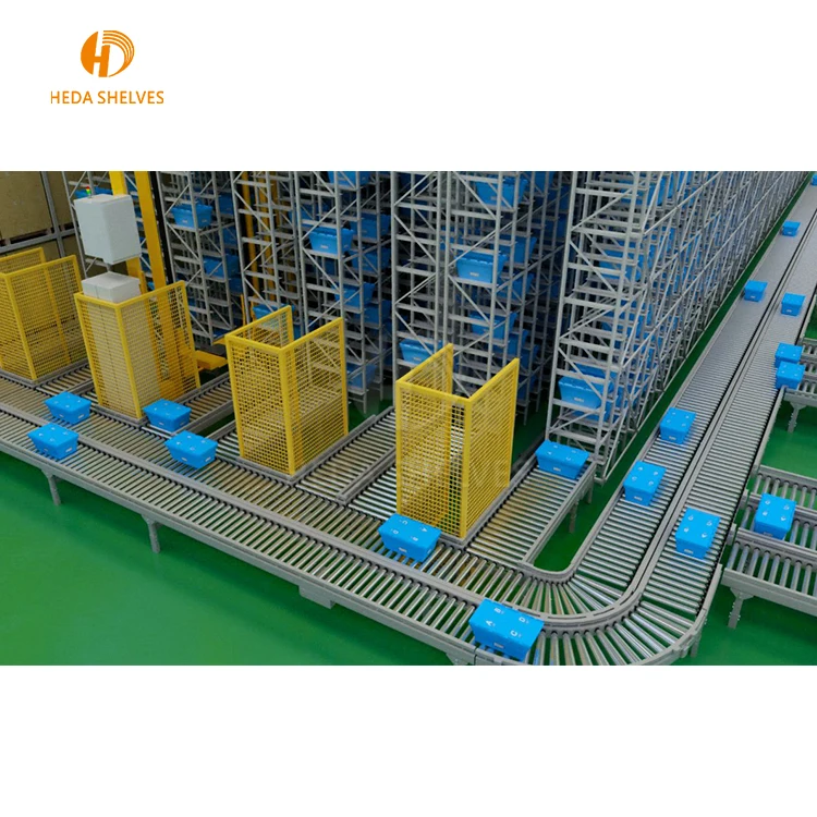 Automatic Warehouse Stacker Crane Automated Storage Retrieval Racking System ASRS