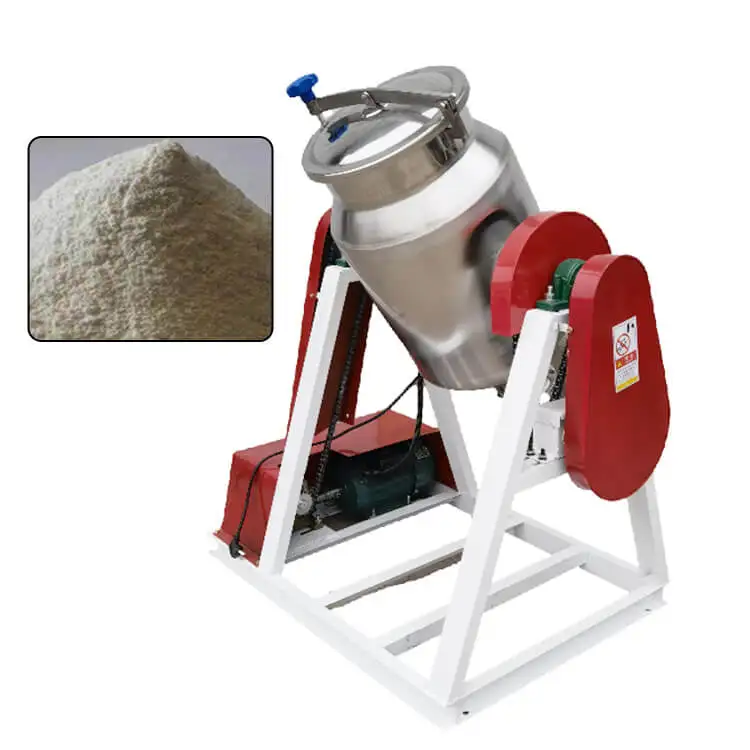 Wholesale Pvc Rotary Drum Blender Ribbon Powder Mixer 500kg Electric Protein Mixing Cup Automatic