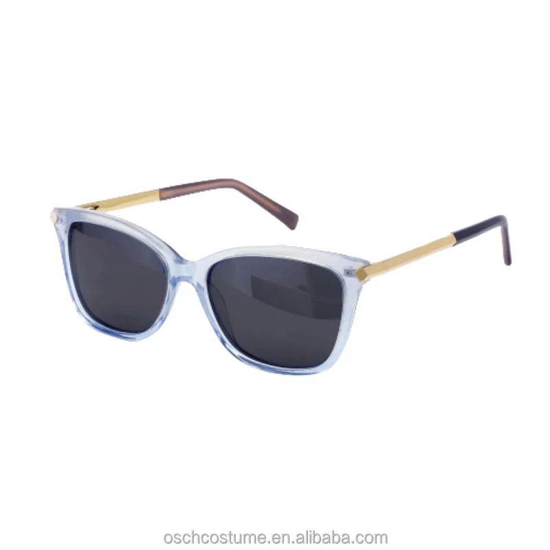 Thin Oval Sunglasses Polarized Transparent Acetate Women Eyeglasses Trendy Shade Custom Logo Glasses Men Eyewear Manufacturer