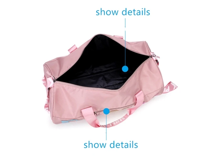 Wholesale EB0216 Custom Logo Duffle Bag Women Small Mini Pink Duffle Bag  Wholesale From m.