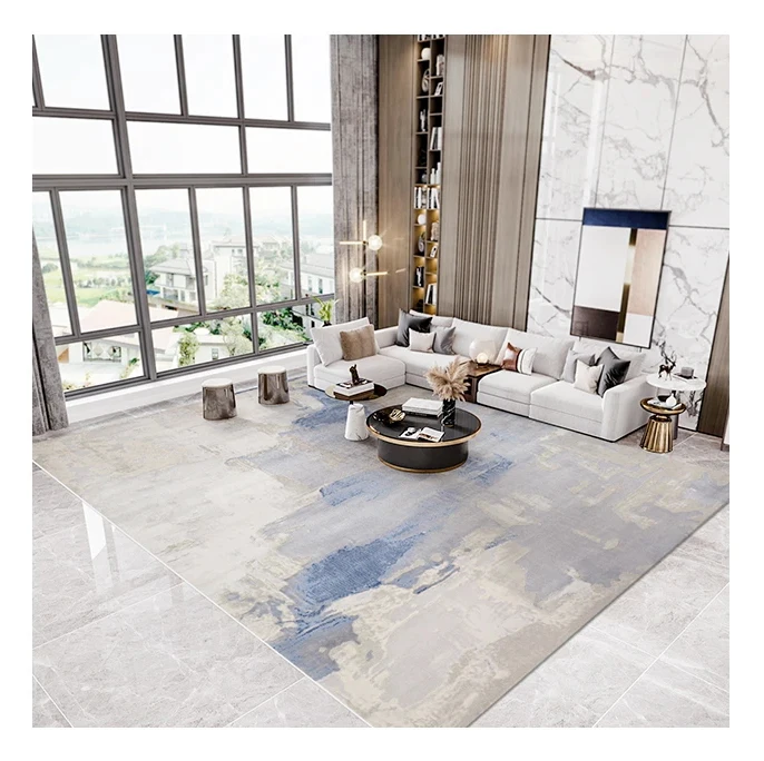 2021 New Arrival Modern Designer Rugs High Density PP Home Hotel Decoration Area Use Wall Rugs Light Color Rug and Carpet