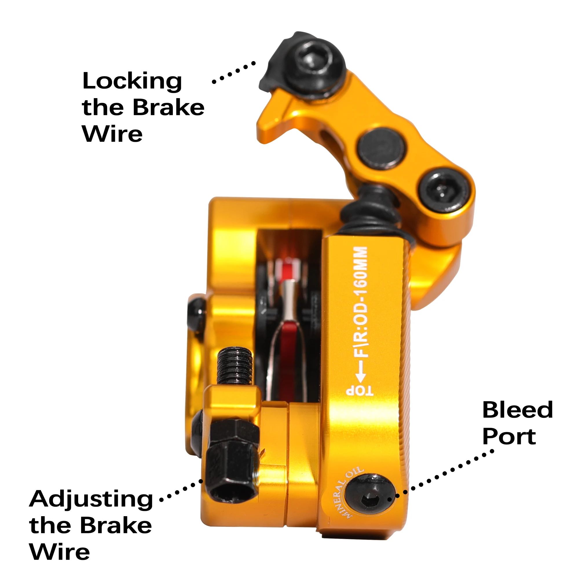 DYISLAND XT-8 Road Bike Line Pulling Hydraulic Disc Brakes